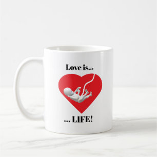 Personalisiert Pro-Life Kaffeetasse