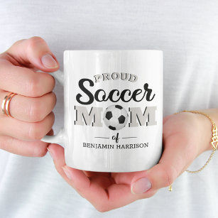 Personalisiert Proud Soccer Mama Kaffee Tasse