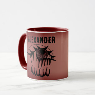 Personalisiert Psychedelic Bloodshot Vision Tasse