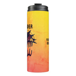 Personalisiert Psychedelic Bloodshot Vision Thermosbecher