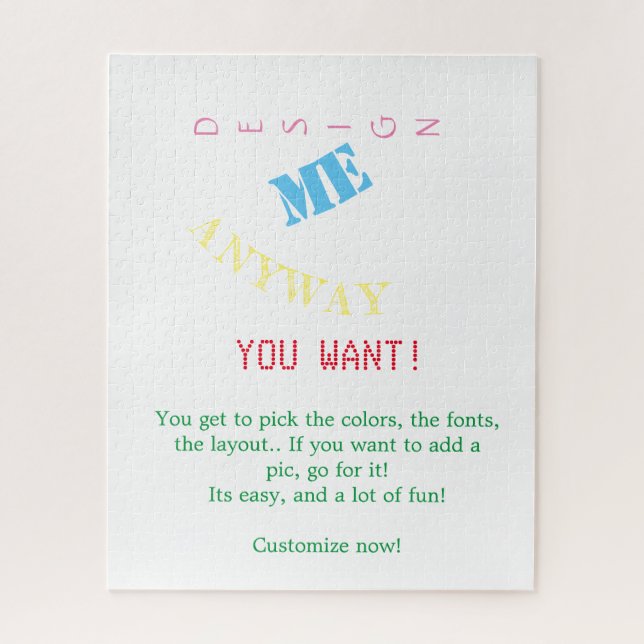 Personalisiert Puzzle (Vertikal)