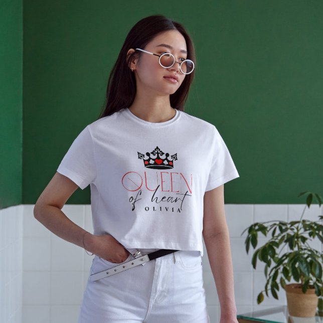 Personalisiert Queen Crown T-Shirt (Von Creator hochgeladen)