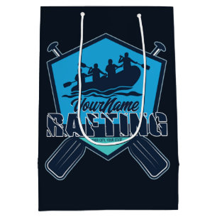 Personalisiert Rafting Whitewater River Adventure Mittlere Geschenktüte