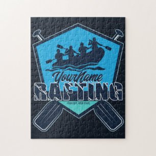 Personalisiert Rafting Whitewater River Adventure Puzzle