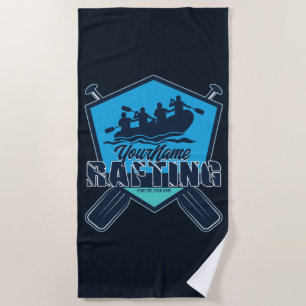 Personalisiert Rafting Whitewater River Adventure Strandtuch