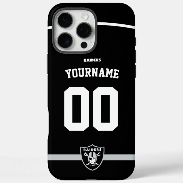 Personalisiert Raiders Jersey American Football Case-Mate iPhone Hülle (Rückseite)