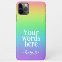 Personalisiert Rainbow iPhone 11 Pro Max Case