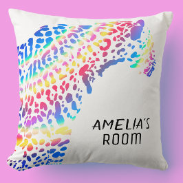 Personalisiert Rainbow Jaguar Bedroom Kissen