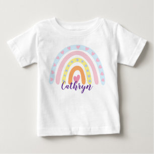 Personalisiert Rainbow Kids T - Shirt - Individuel