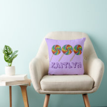 Personalisiert Rainbow Lollipop Lollies Candy Lila