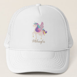 Personalisiert Rainbow Unicorn Einfach Niedlich Truckerkappe