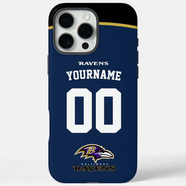 Personalisiert Ravens Jersey American Football Case-Mate iPhone Hülle (Rückseite)