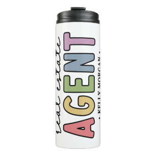 Personalisiert Real Anwesen Agent Geschenke von Thermosbecher