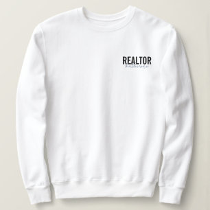 Personalisiert Realtor Real Anwesen Agent Geschenk Sweatshirt