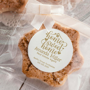 Personalisiert Realtor Real Anwesen Agent Open Hou Runder Aufkleber