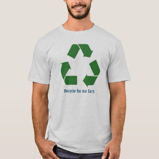 Personalisiert recyceln Sie T-Shirt
