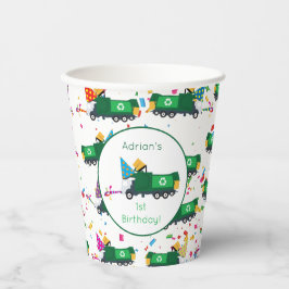 Personalisiert Recycelnd Garbage Truck Party Pappbecher