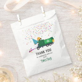 Personalisiert Recycelnd Thema Garbage Truck Party Geschenktütchen