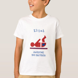 Personalisiert Red Baby PHANTASTISCH BIG BROTHER T-Shirt