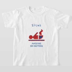 Personalisiert Red Baby PHANTASTISCH BIG BROTHER T-Shirt