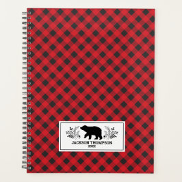 Personalisiert Red Black Lumberjack Buffalo Karier Planer