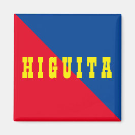 Personalisiert Red Blue Yellow Higuita Magnet