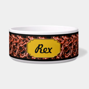 Personalisiert Red Electric Pet Bowl Napf