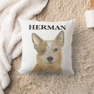 Personalisiert Red Heeler Australian Cattledog Kissen