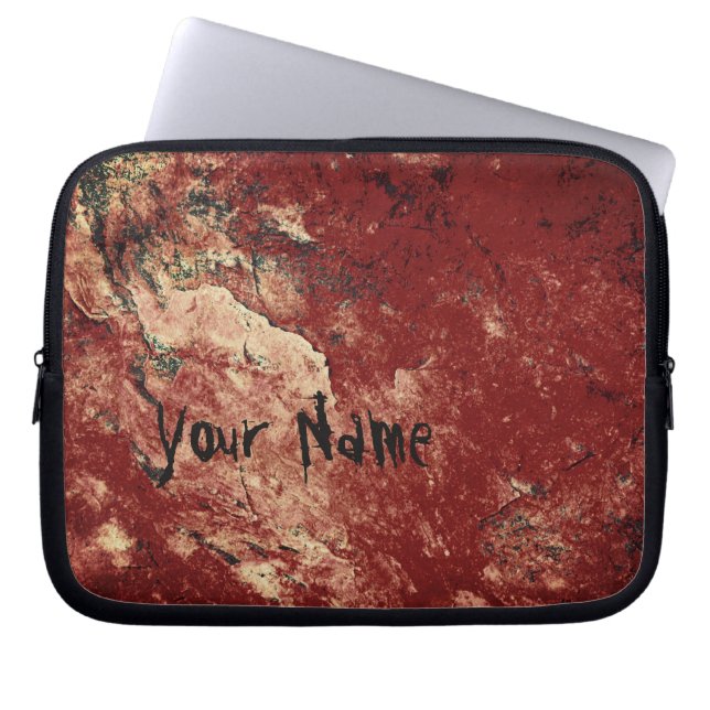 Personalisiert Red Rock Laptopschutzhülle (Vorderseite)
