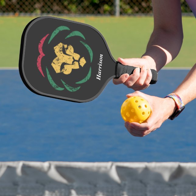 Personalisiert Reggae Lion Pickleball Schläger (InSitu)