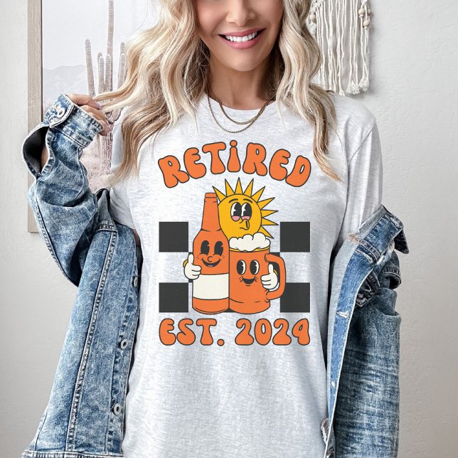 Personalisiert Remüde 2024 Shirt | Retro-Rente (Von Creator hochgeladen)