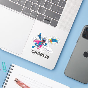 Personalisiert Retro Art Big Bird Sticker