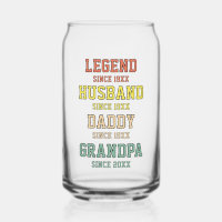 Personalisiert Retro Legend Husband Daddy Grandpa