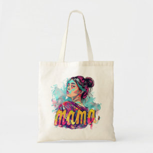 Personalisiert Retro Mama Pop Art. 13 Tragetasche