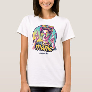 Personalisiert Retro Mama Pop Art (19) T - Shirt