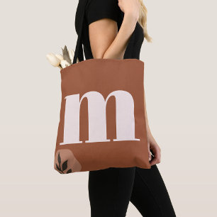 Personalisiert Retro Monogramm mit Terracotta Boho