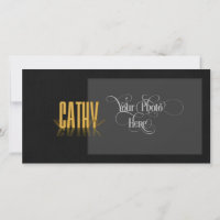 Personalisiert Retro Movie Poster Cathy Gold