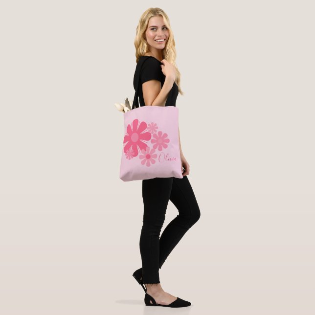 Personalisiert Retro Niedliche rosa Blume (Am Model)
