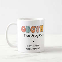 Personalisiert Retro OBGYN Nurse
