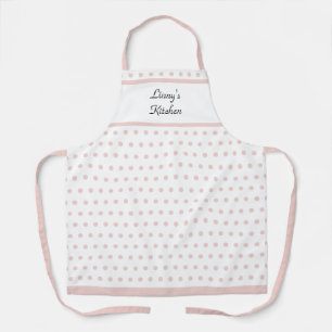 Personalisiert Retro Pink Whisper Polka Dotted Sch Schürze