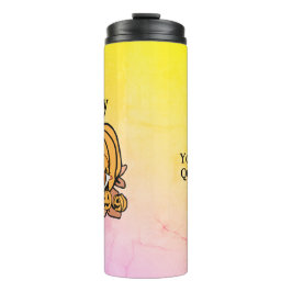 Personalisiert Retro Pumpkin Flamed Eye Thermosbecher