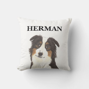 Personalisiert Reversible Aussie Australian Shephe Kissen
