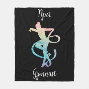 Personalisiert Rhythmische Gymnastik Rainbow Gymna Fleecedecke