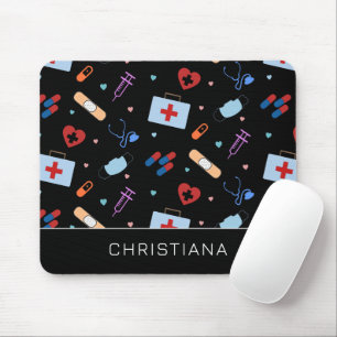 Personalisiert RN Nurse Medizinisches Muster Mousepad