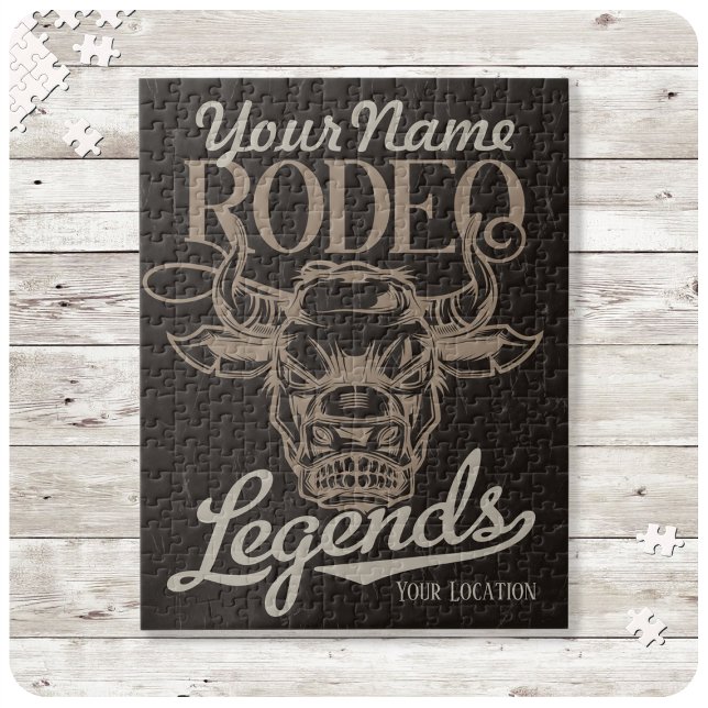 Personalisiert Rodeo Old West Steer Roping Legends Puzzle (Von Creator hochgeladen)