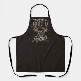 Personalisiert Rodeo Old West Steer Roping Legends Schürze