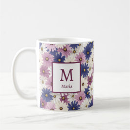 Personalisiert-Romantische Frühjahrsmädchen-Blume Kaffeetasse