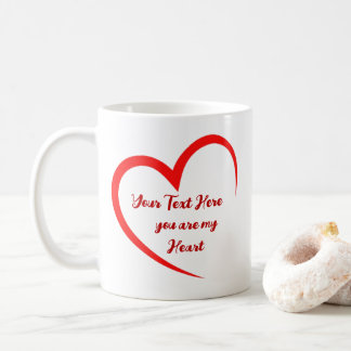 Personalisiert-Romantische Liebe Kaffeetasse