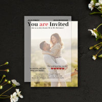 Personalisiert Romcom Poster Wedding Overlay