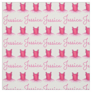Personalisiert rosa Ballett Tanz Kostüm Tutu Stoff